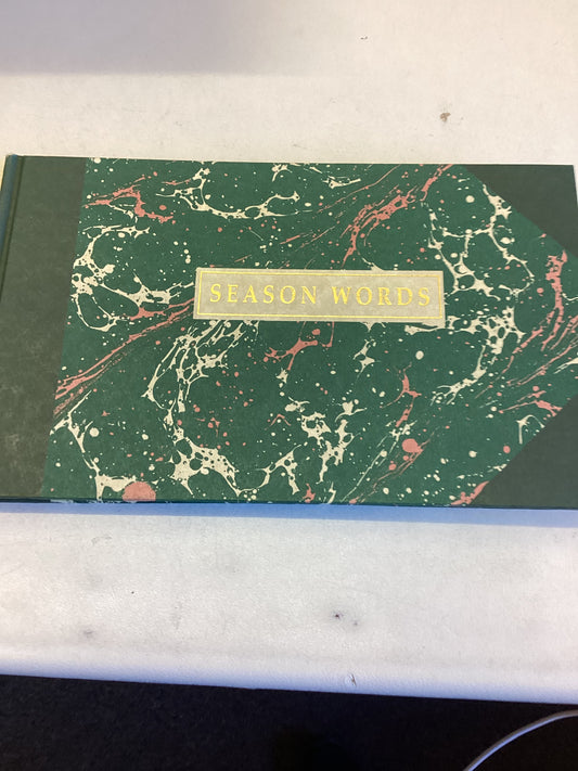 Season Words Haiku by John Mayhew Manson and Wood Engravings by Gill Tyson Signed by Both