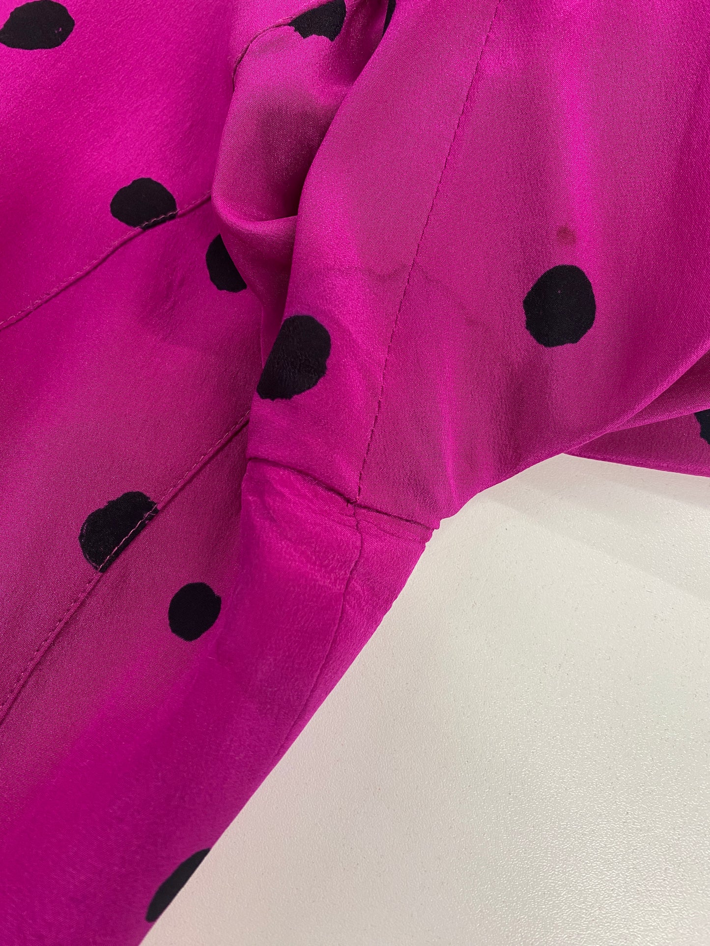 Louis Féraud Fuchsia Silk Skirt Suit 12