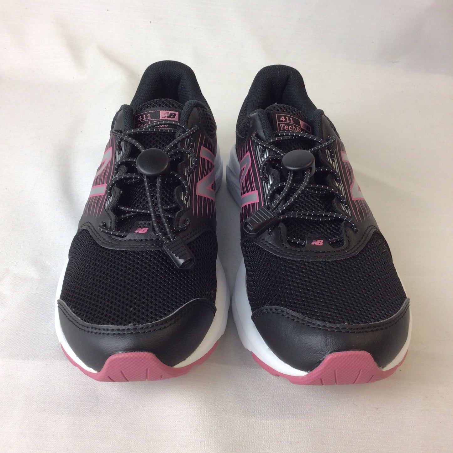 New Balance 411 TechRide Black & Pink Trainers Size 5 UK