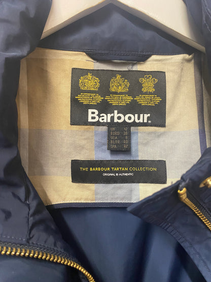 Barbour Navy Blue Shower Proof Women's Jacket 12