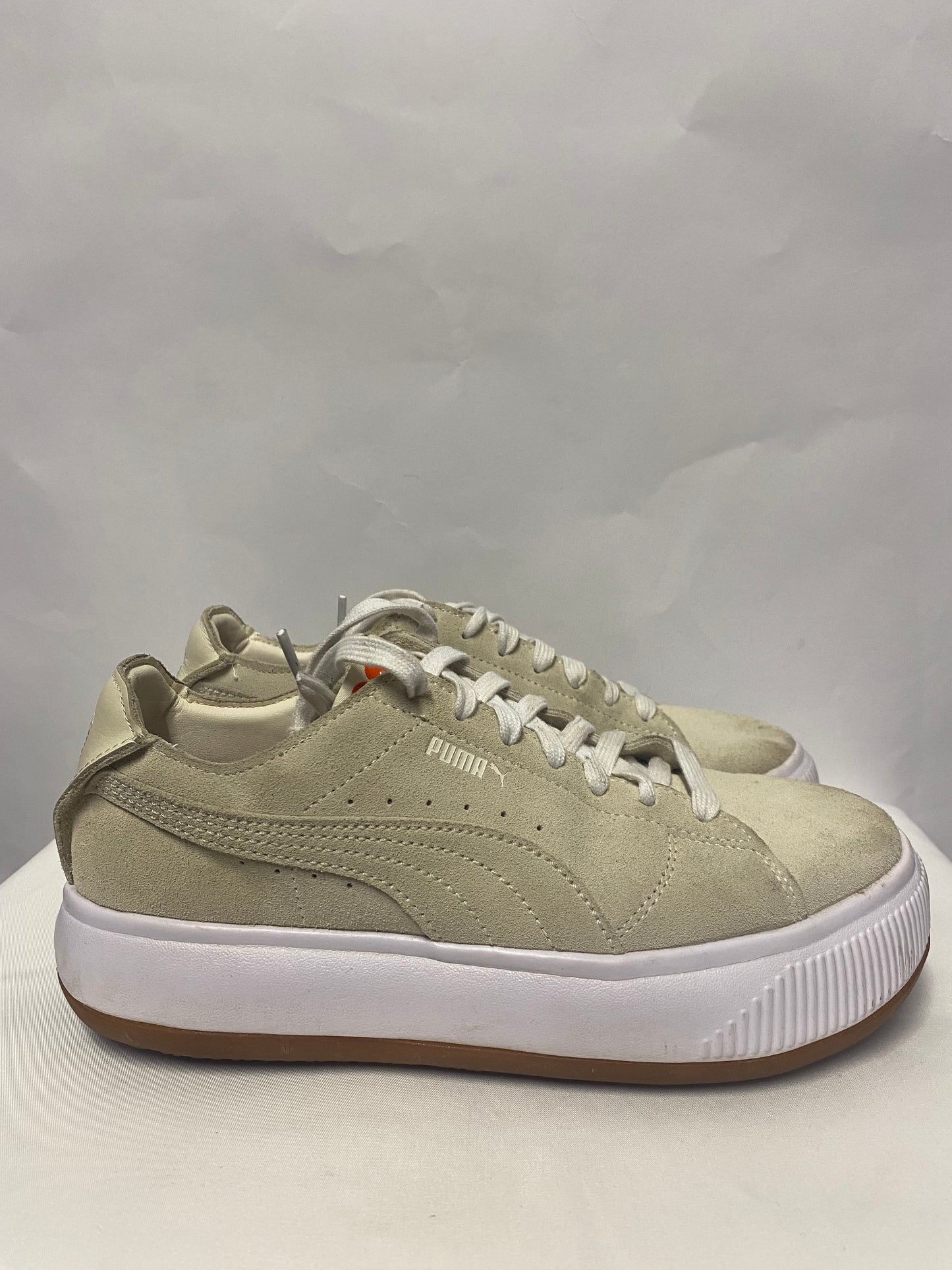 Puma X Ami Mayu Beige Suede Trainers 6