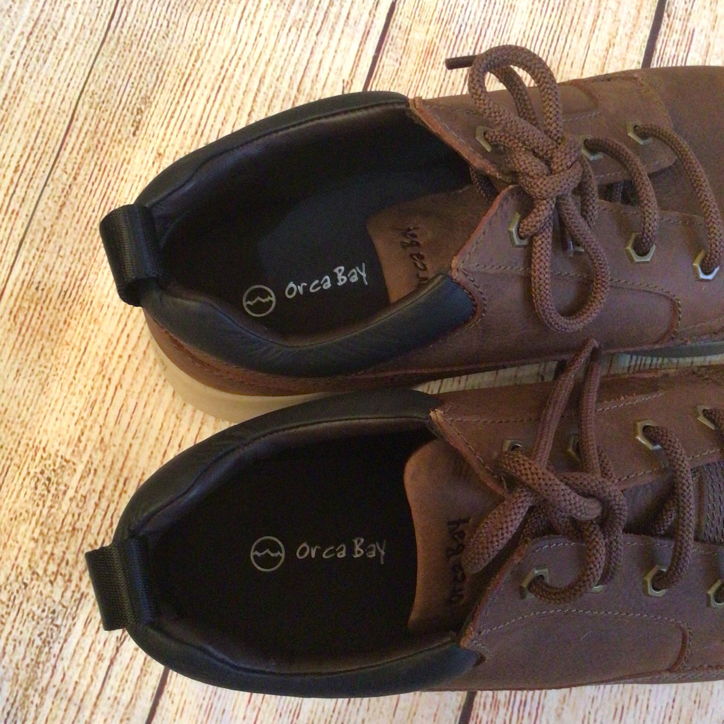 Orca Bay Brown Leather Aberdeen Shoes Size 12 UK (46 on label)