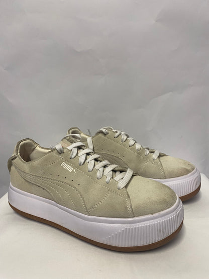 Puma X Ami Mayu Beige Suede Trainers 6