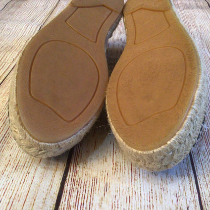 Kurt Geiger Black Leather Flatform Espadrille Shoes Size 6 UK (39 EU)