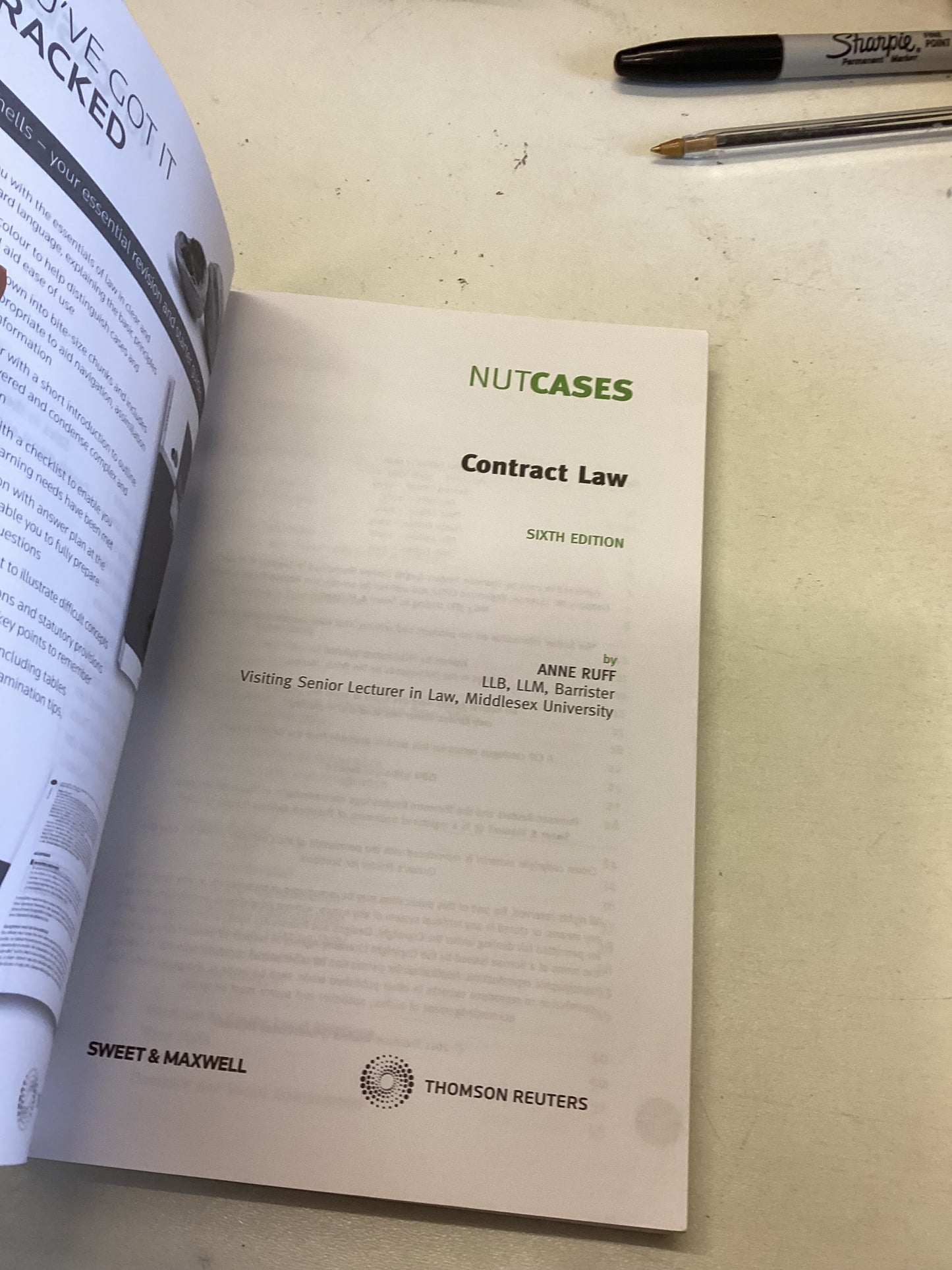 Nutcases Contract Law Your essential Revision Aid Sixth Edition Anne Ruff