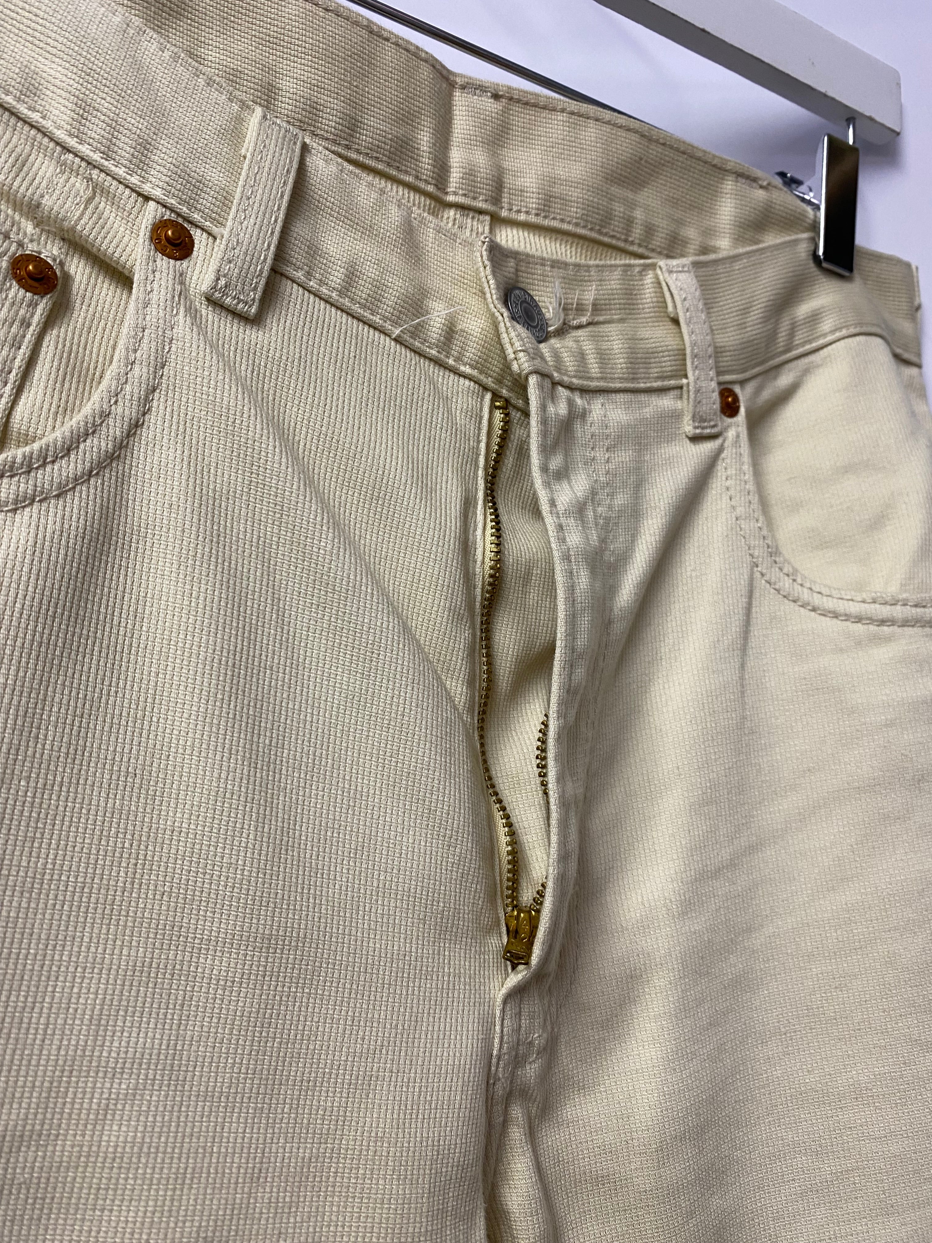 Levi s Cream Corduroy Jeans W30 Shop for Shelter