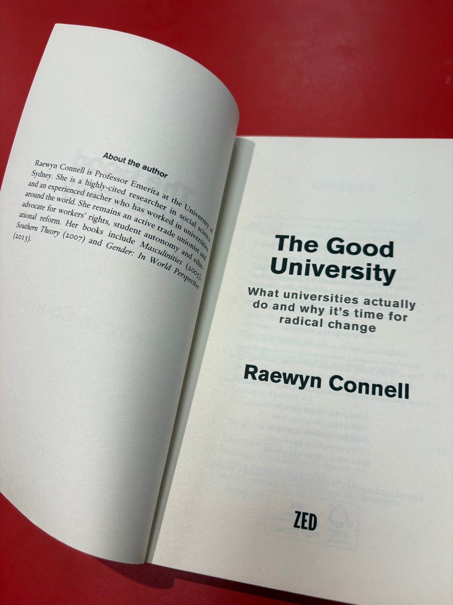 The Good University by Raewyn Connell