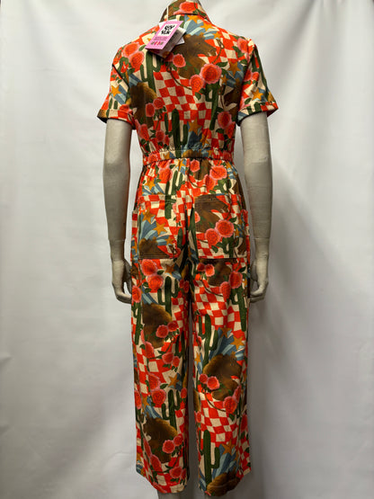 Lucy & Yak - Ragan - Cotton Jumpsuit in Giddy Up Print 8