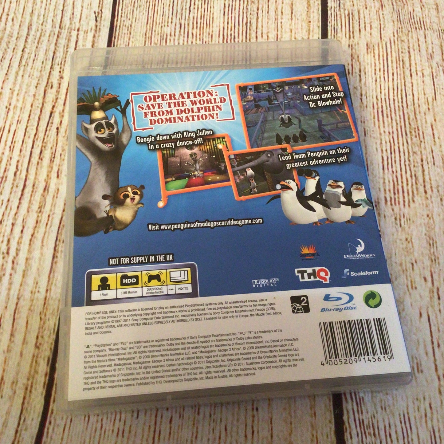 The Penguins of Madagascar; Dr Blowhole Returns Again [PS3 Game]