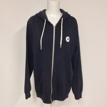 Converse Navy Blue Full Zip Hoody Size L