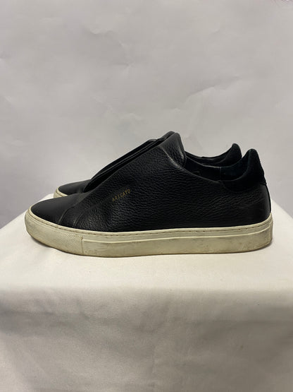 Axel Arigato Black Full Grain Leather Laceless Trainers 9