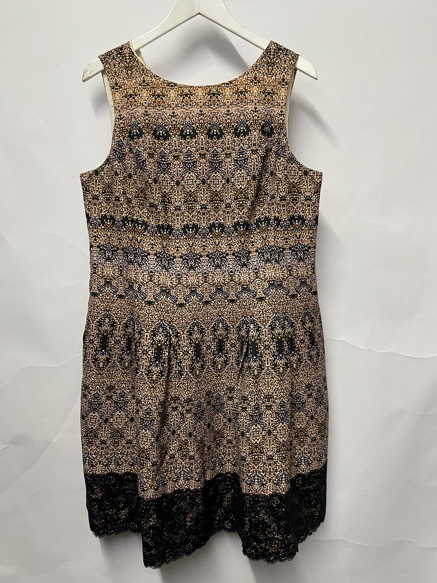 Great Plains Multicoloured Tea Light Print Dress XL BNWT