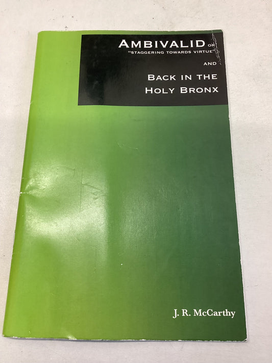 Ambivalid  or Staggering Towards Virtue and Back in The Holy Bronx J R McCarthy