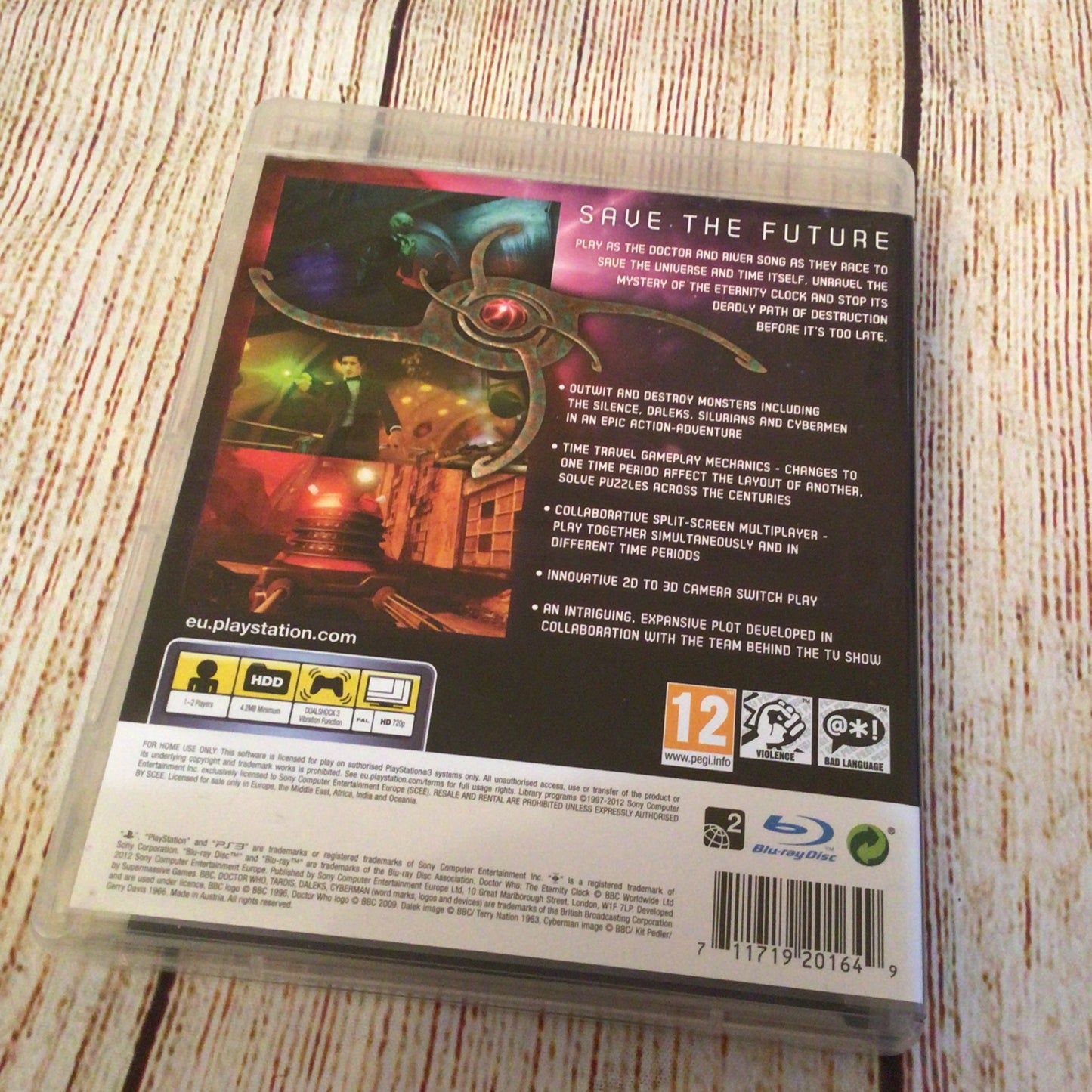 Doctor Who; The Eternity Clock [PS3 Game] 711719201649