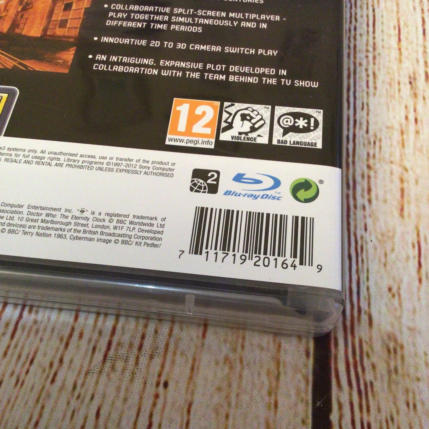 Doctor Who; The Eternity Clock [PS3 Game] 711719201649