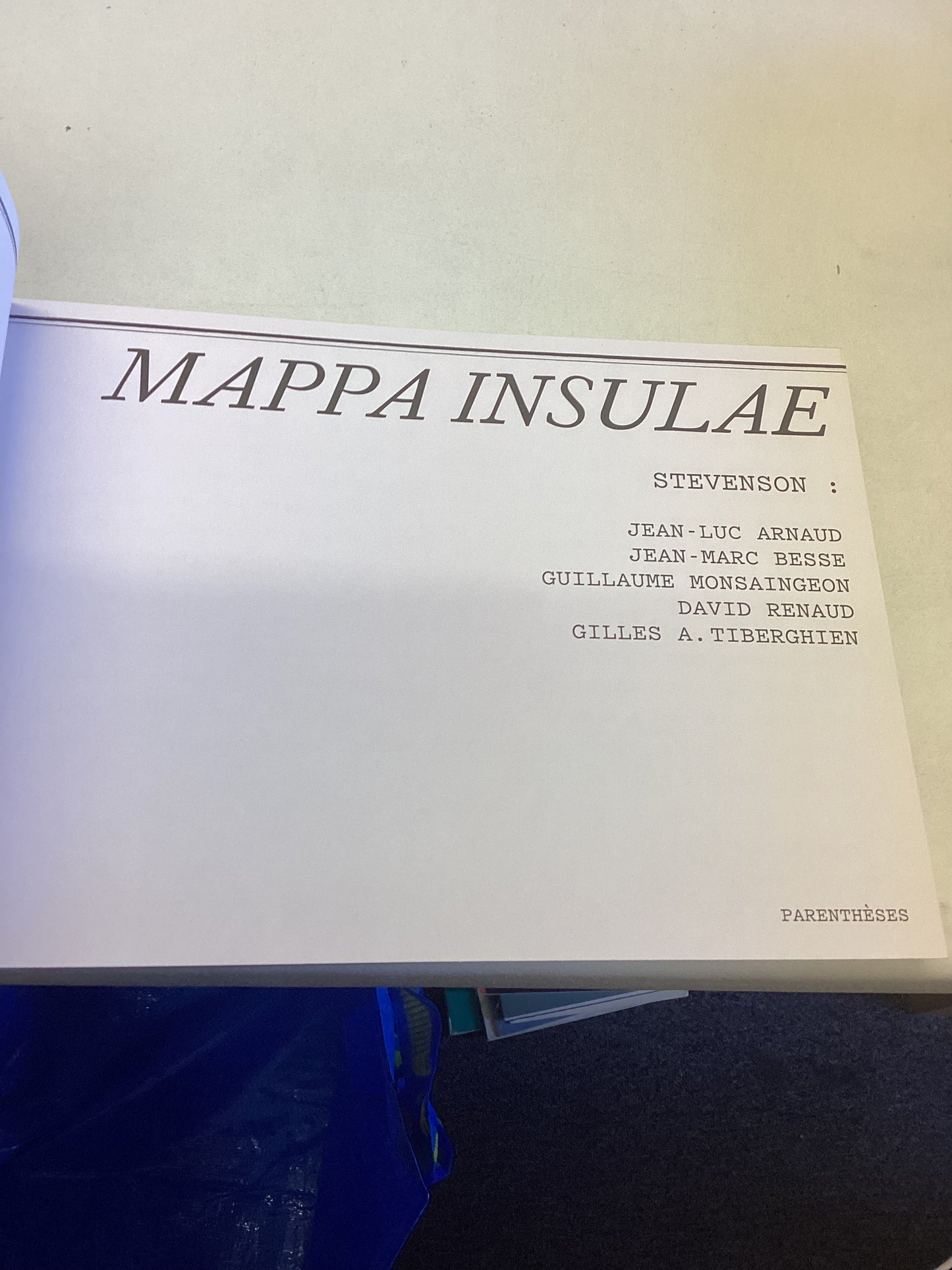 Mappa Insulae Stevenson