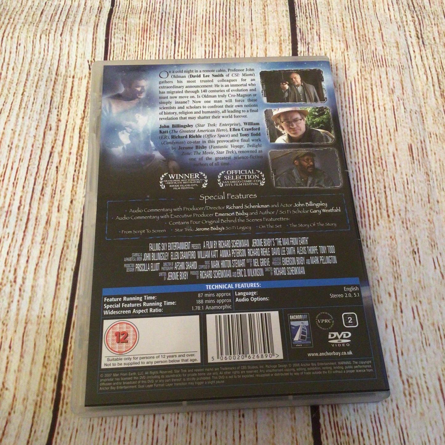 Jerome Bixby’s Man From Earth (2007) 5060020626890