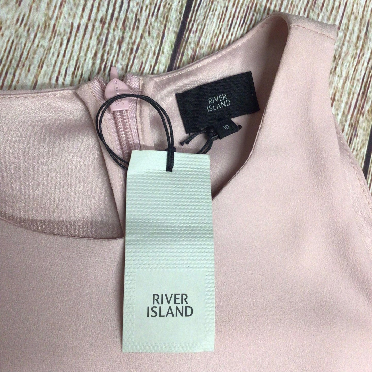 BNWT River Island Pink Sleeveless Playsuit Size 10