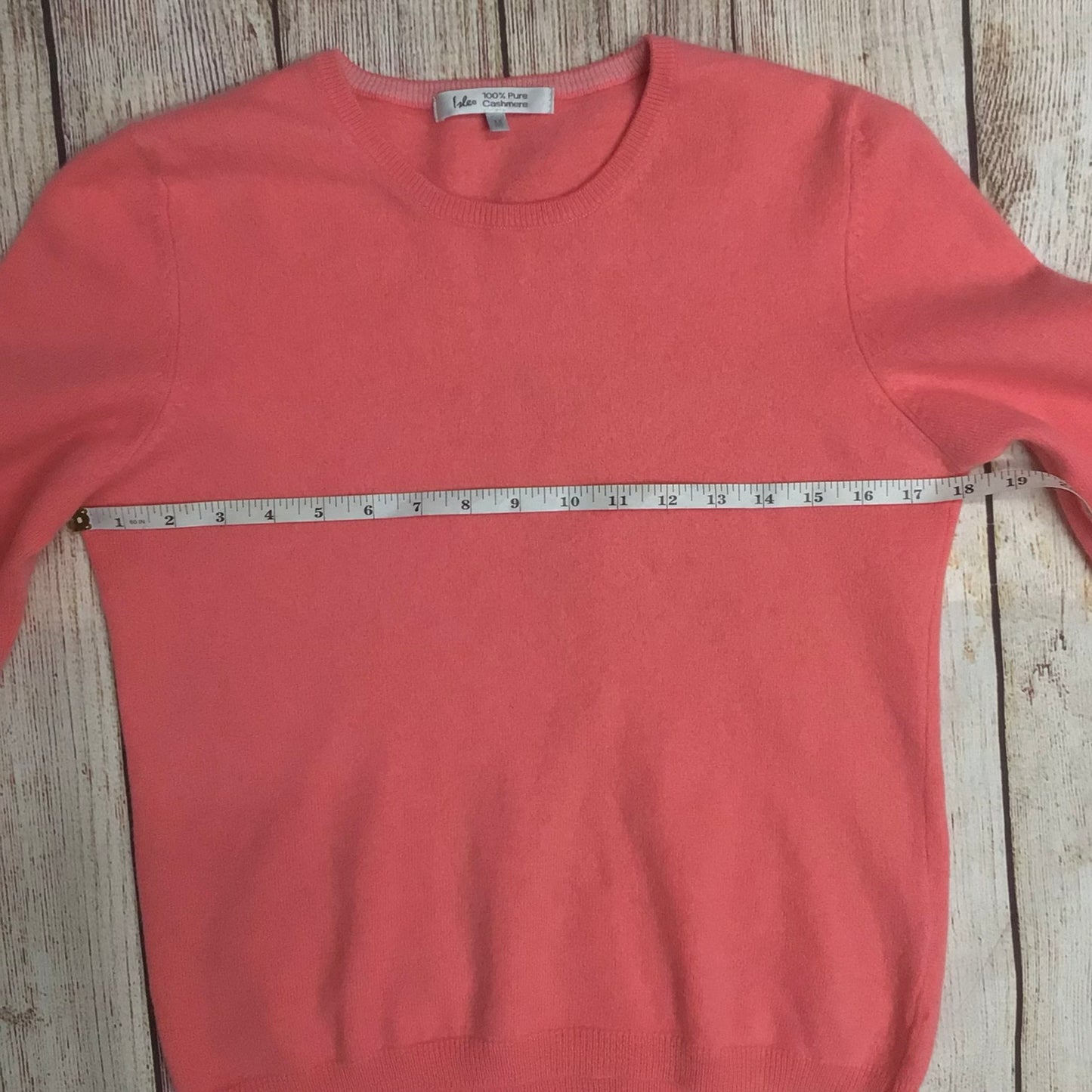 Isle EWM Pink Jumper 100% Cashmere Size M