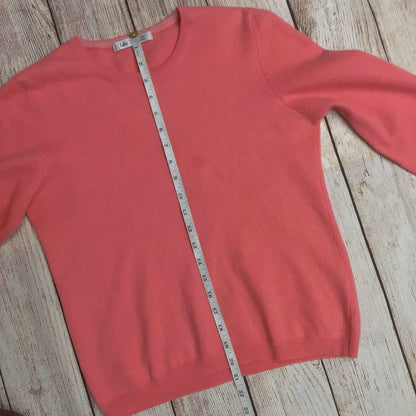 Isle EWM Pink Jumper 100% Cashmere Size M