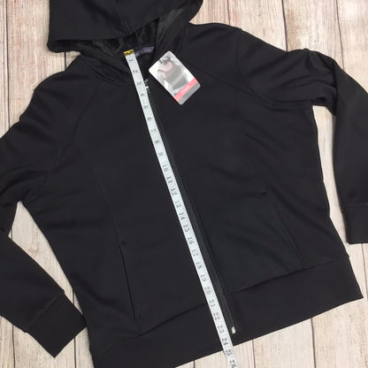 BNWT M&S Collection Black Fitness Full Zip Hoody Size 18