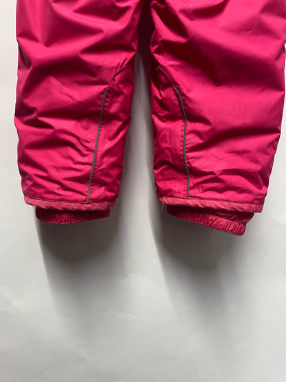 Campri Pink Hooded Ski Suit Age 5-6