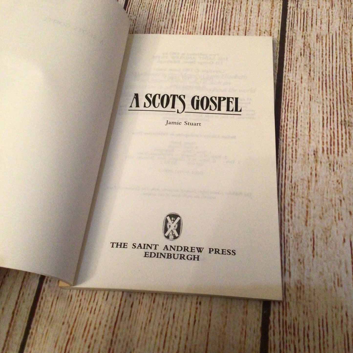 A Scots Gospel by Jamie Stuart (1986) 9780715205891