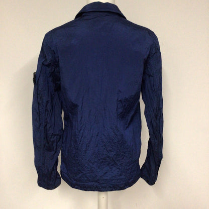 Stone Island Junior Dark Blue Full Zip Overshirt Jacket Size 14 yrs