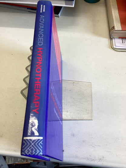 Advanced Hypnotherapy Hypnotherapy Techniques John Watkins Arreed Barabasz