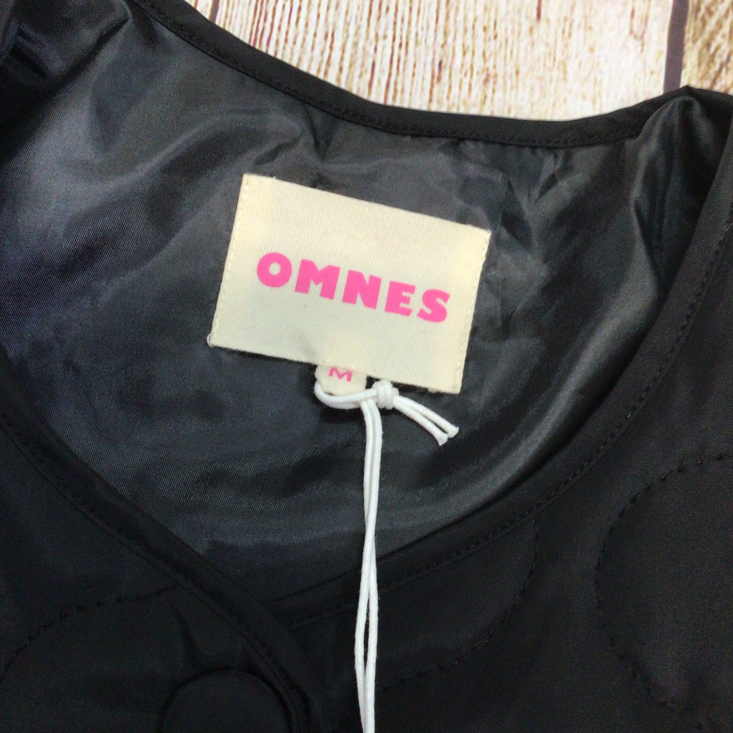 BNWT Omnes Black Addie Puffa Quilted Jacket Size M (12-14)