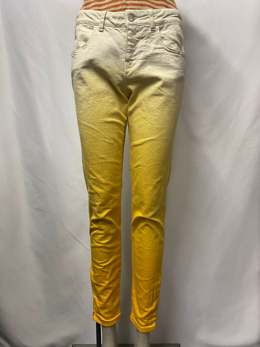 Stella McCartney Yellow Lowrise Tapered Jeans 30