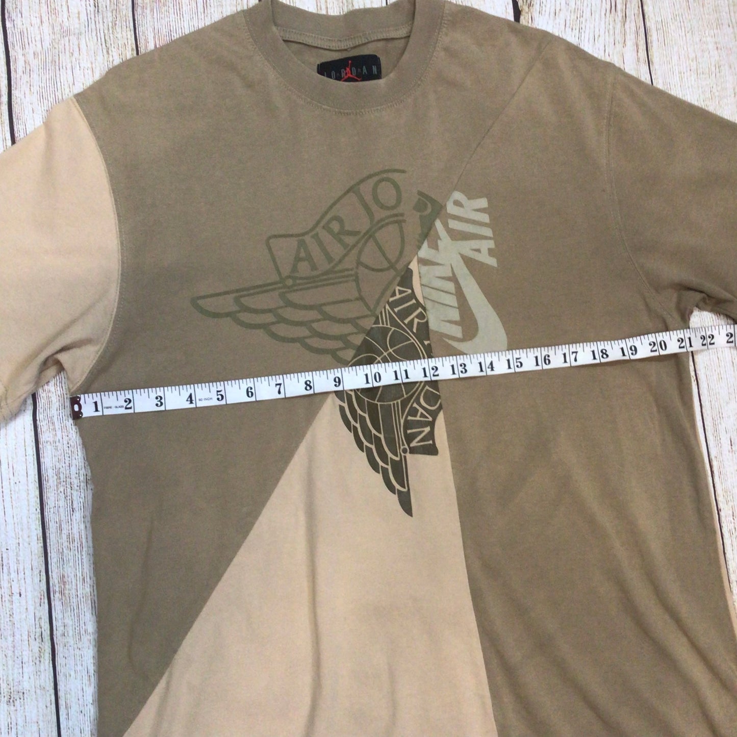 Nike Air Jordan x Cactus Jack Brown TShirt Top Size L