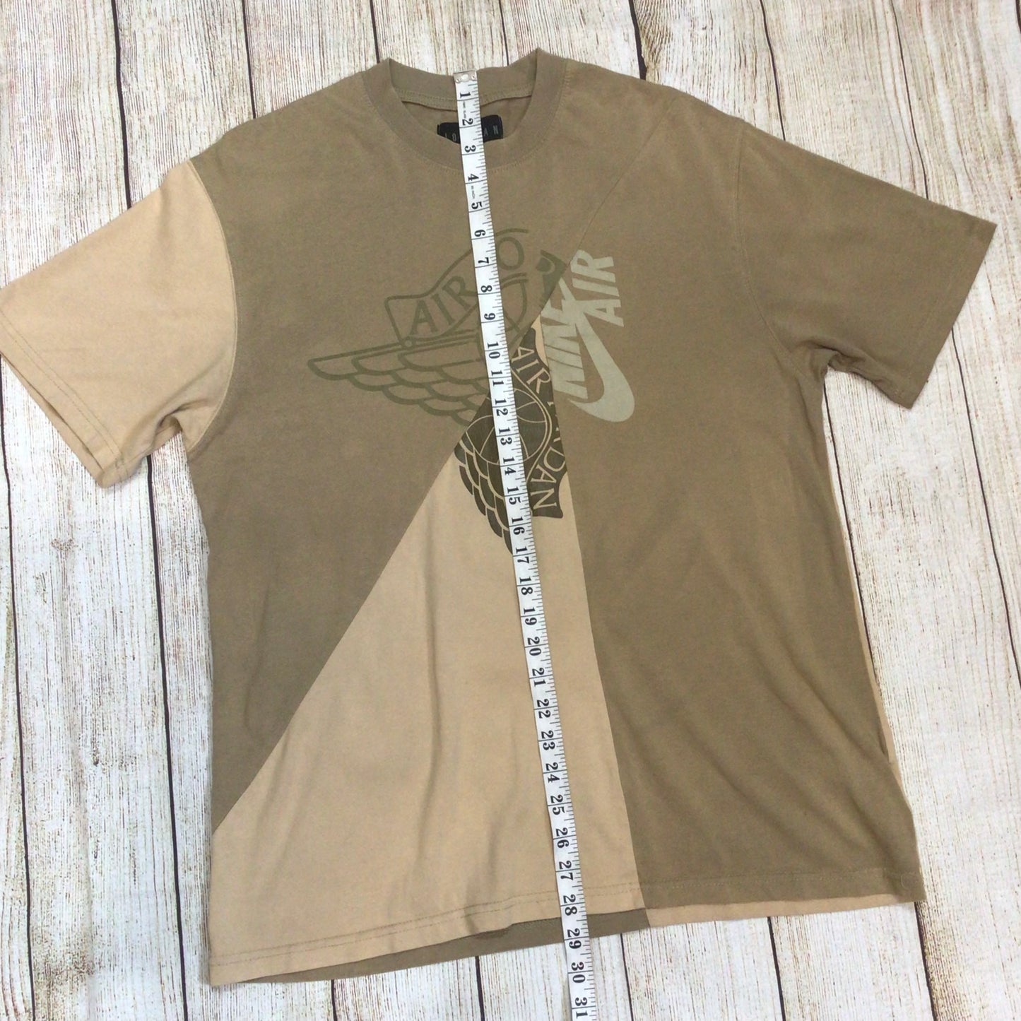Nike Air Jordan x Cactus Jack Brown TShirt Top Size L