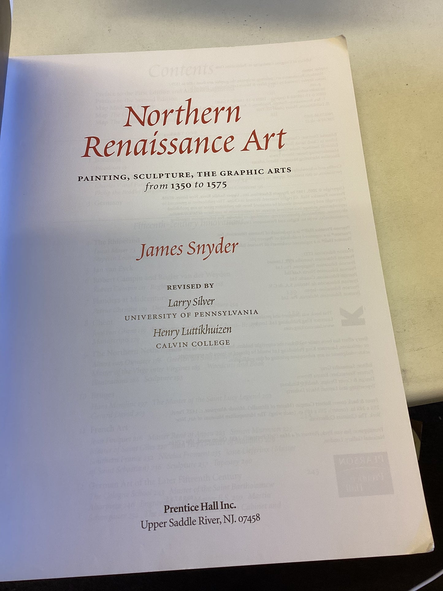 Northern Renaissance Art Painting, Sculpture, The Graphic Arts From 1350 - 1575 Second Edition