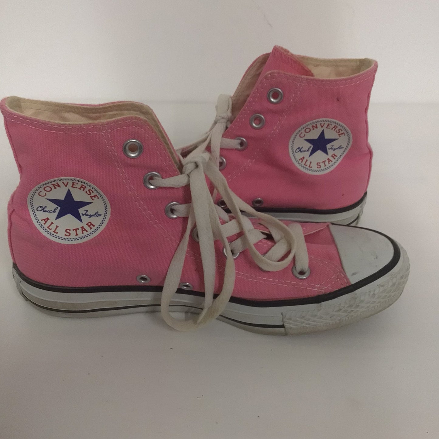 Converse Pink Hi Top Trainers Size 5 UK