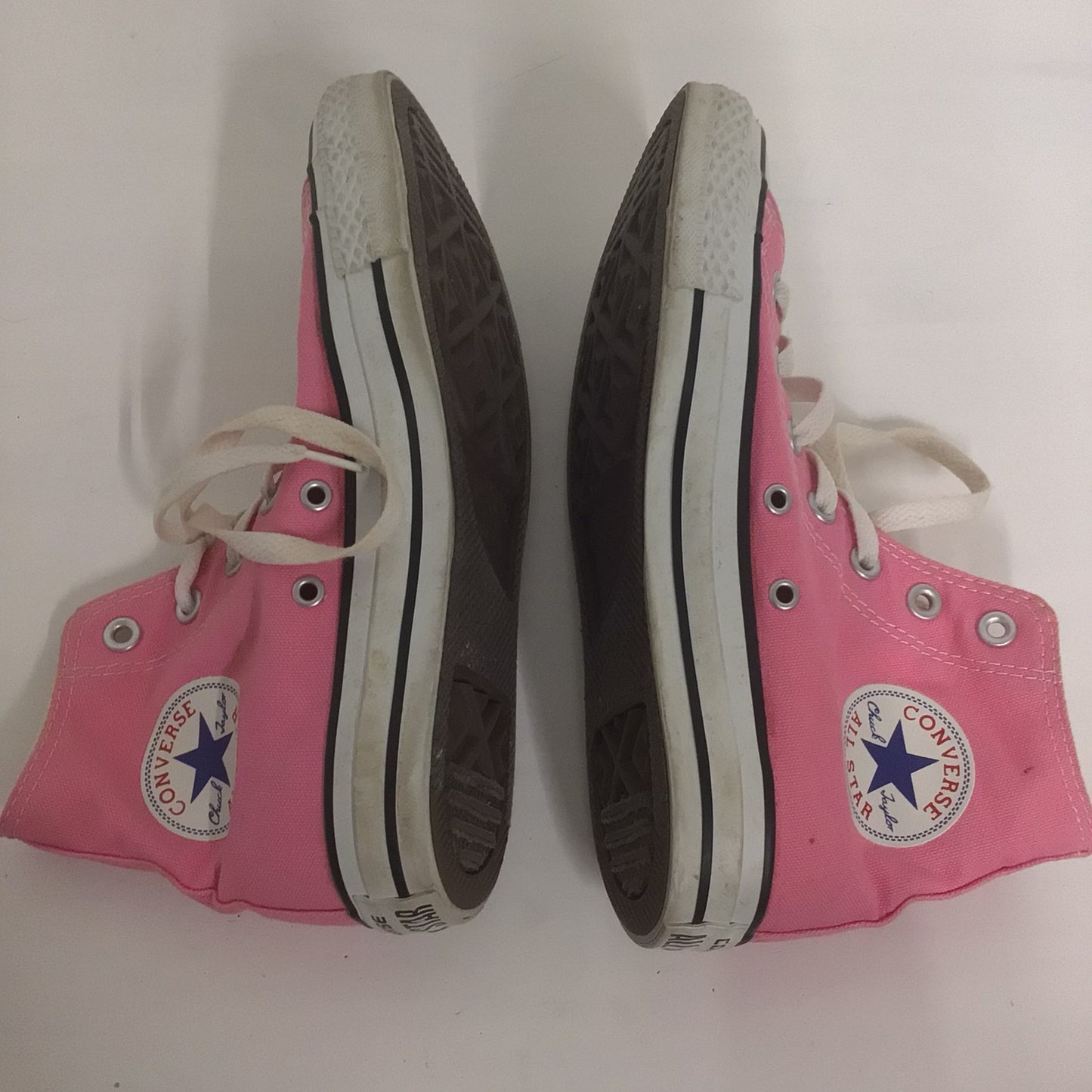 Converse Pink Hi Top Trainers Size 5 UK