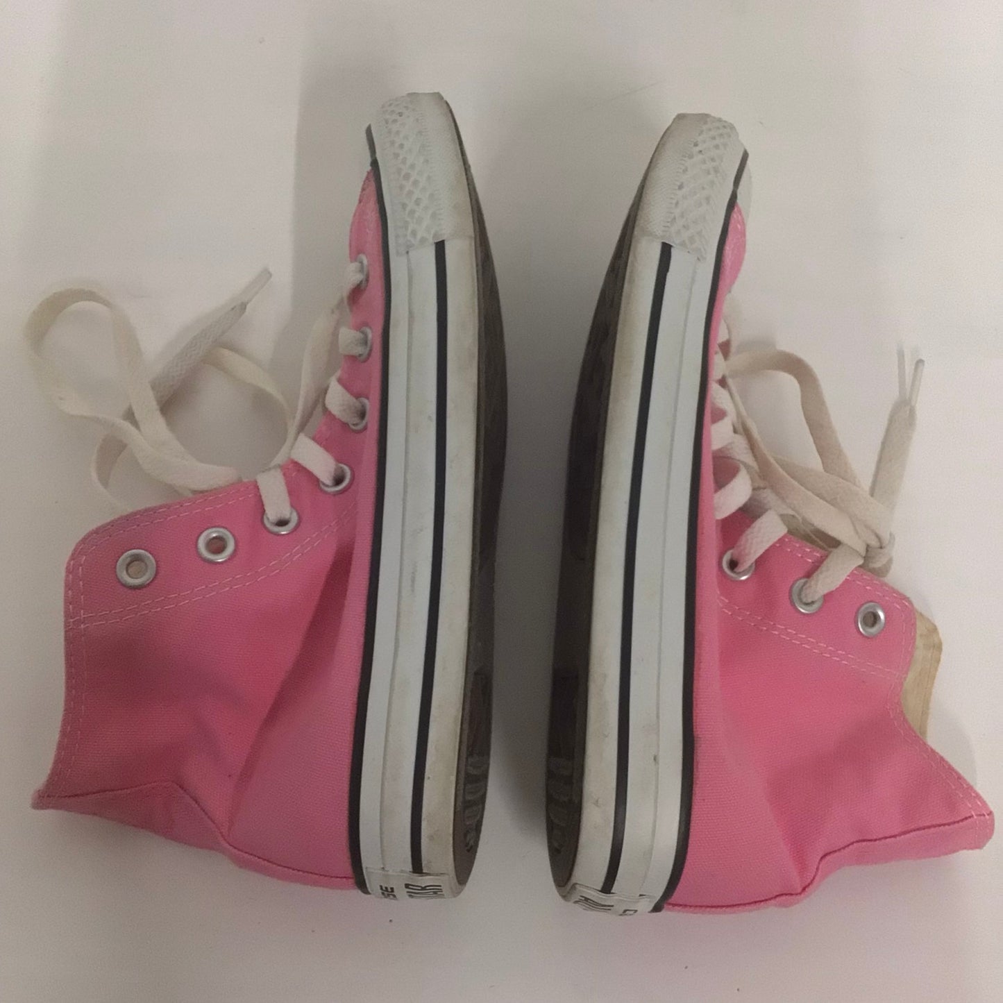 Converse Pink Hi Top Trainers Size 5 UK