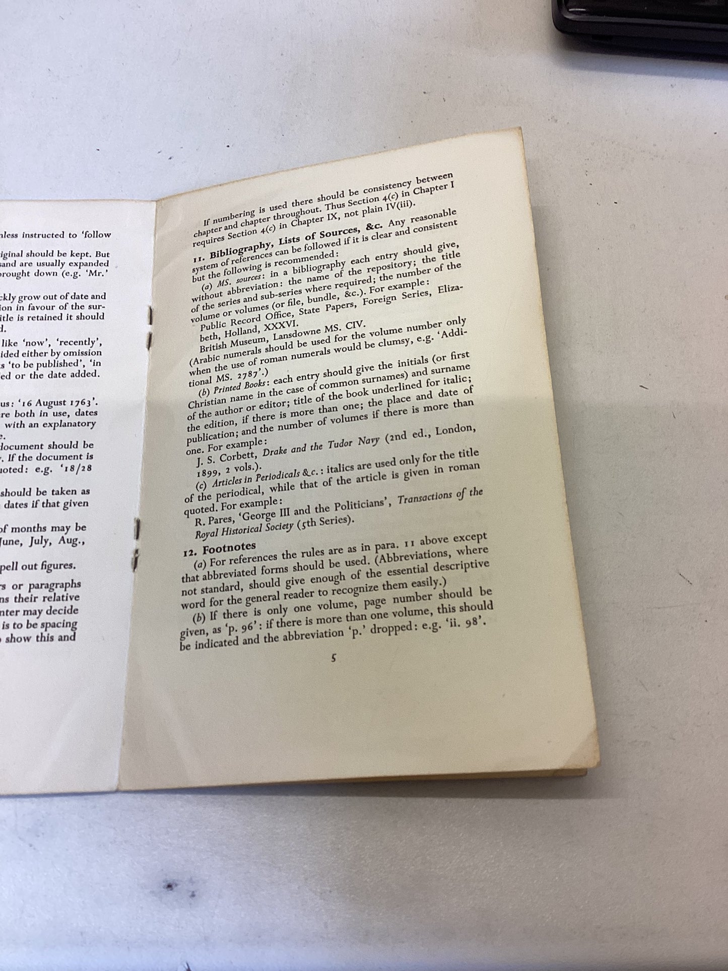 Notes on The Preparation of Manuscripts For Publication