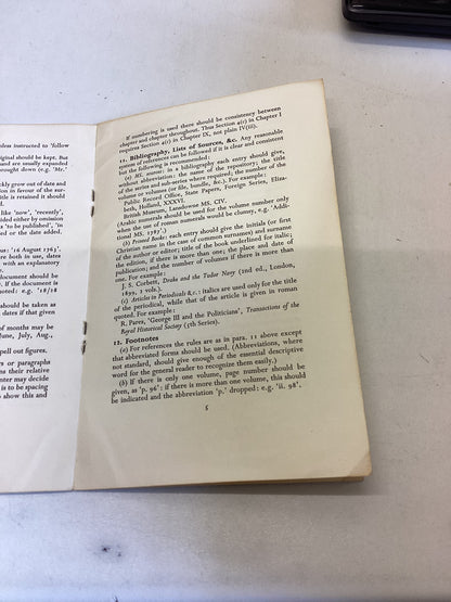 Notes on The Preparation of Manuscripts For Publication