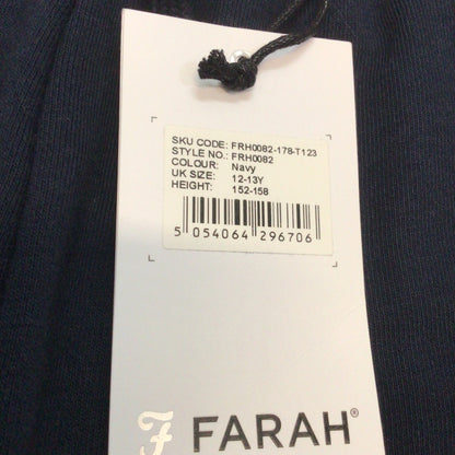 BNWT Farah Navy Blue Shorts Size 12-13yrs (152-158cm)