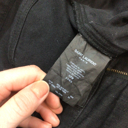YSL Saint Laurent Paris D02 M/SK-LW Black Jeans Size W36 (approx.)