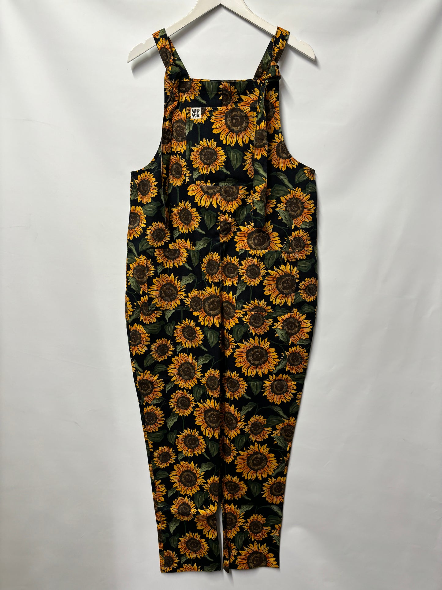 Lucy & Yak - Original - Twill Dungarees in Sunflower Print 12R