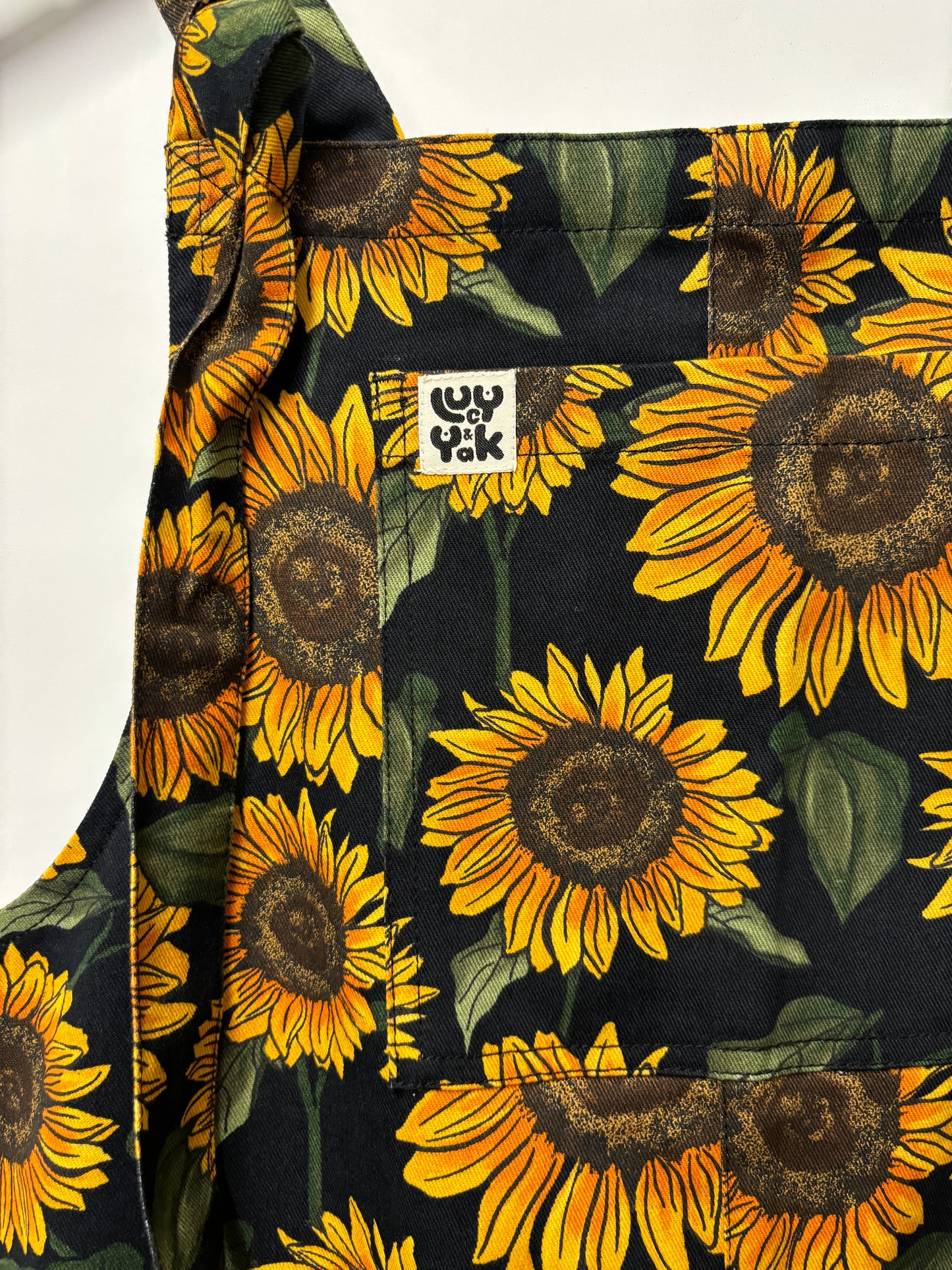 Lucy & Yak - Original - Twill Dungarees in Sunflower Print 12R