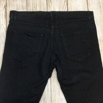 YSL Saint Laurent Paris D02 M/SK-LW Black Jeans Size W36 (approx.)