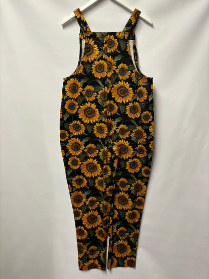 Lucy & Yak - Original - Twill Dungarees in Sunflower Print 12R