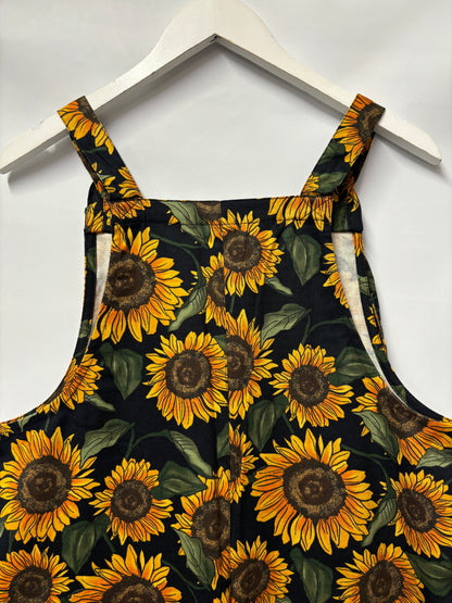 Lucy & Yak - Original - Twill Dungarees in Sunflower Print 12R