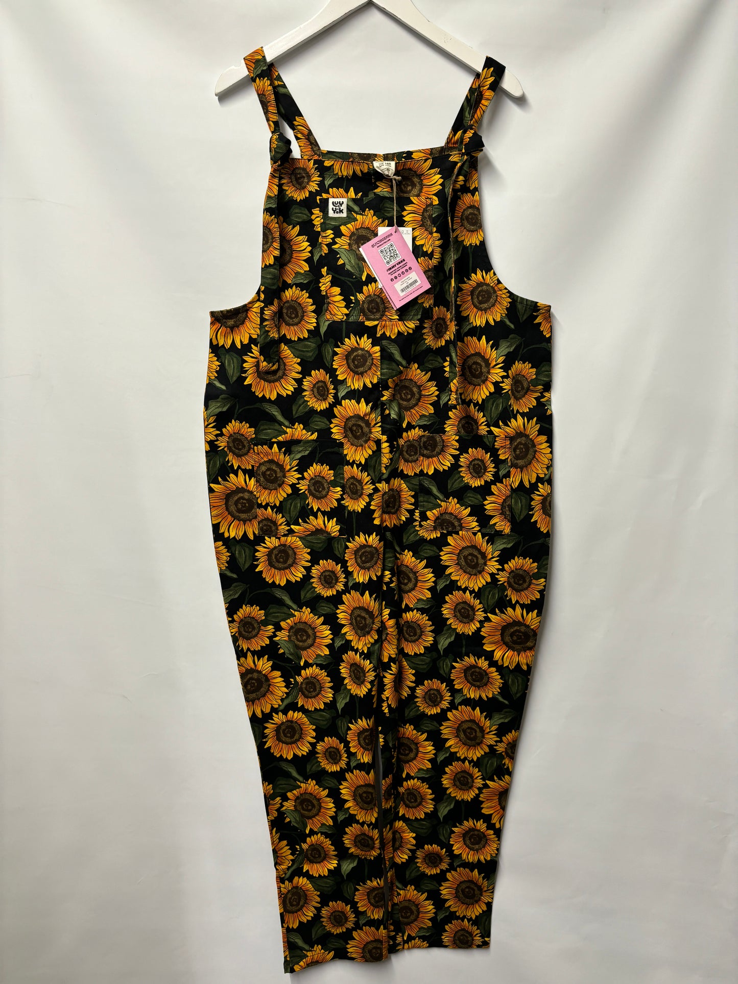 Lucy & Yak - Original - Twill Dungarees in Sunflower Print 12R