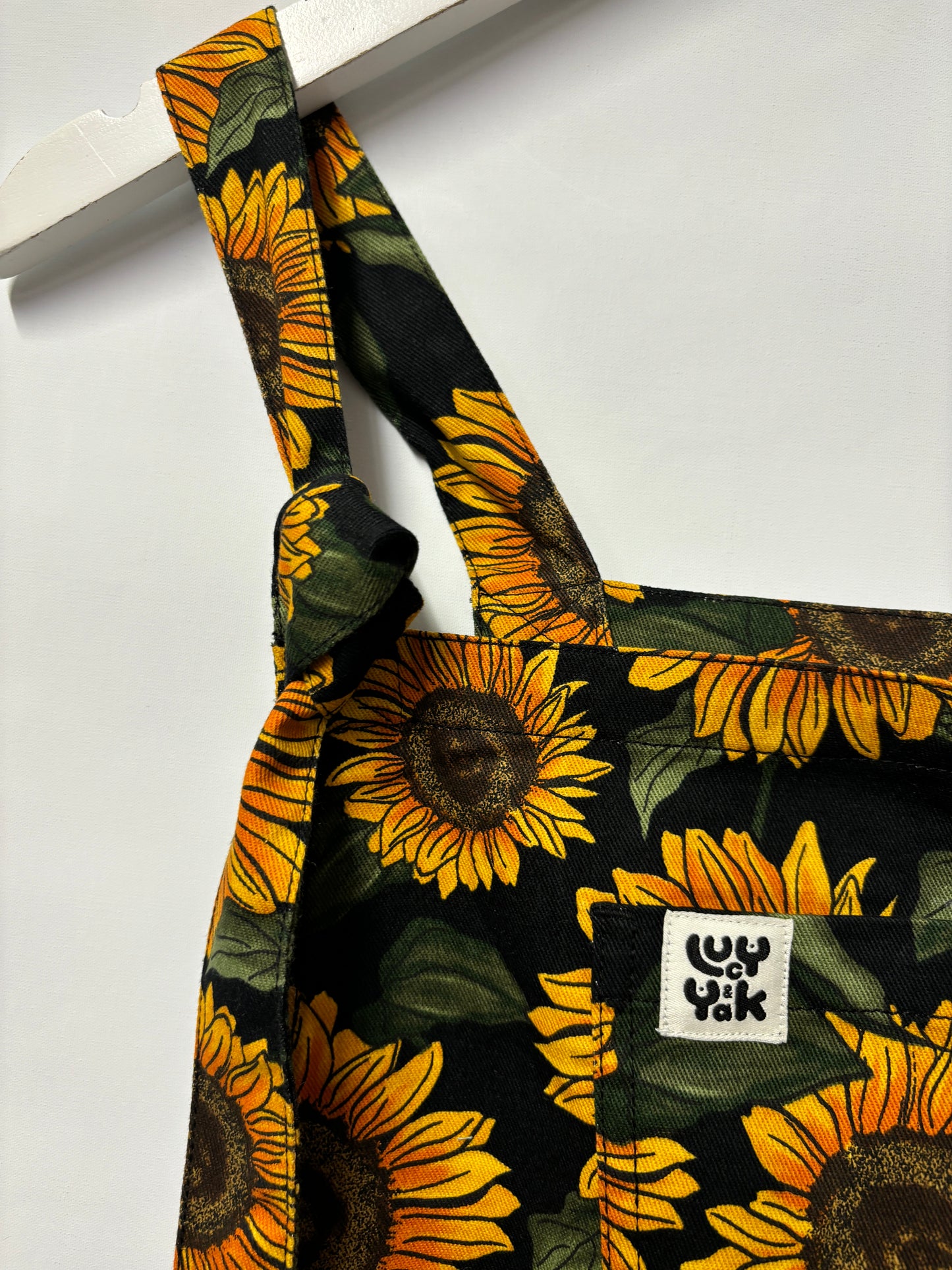 Lucy & Yak - Original - Twill Dungarees in Sunflower Print 12R