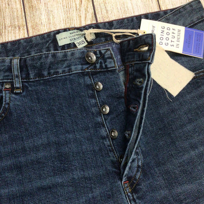BNWT White Stuff Mid Wash Blue Davis Straight Jeans Size 36S