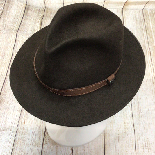 Borsalino Alessandria 1857 Brown Wide Brim Hat Size 7 1/4-7 1/8-5 1/2-58